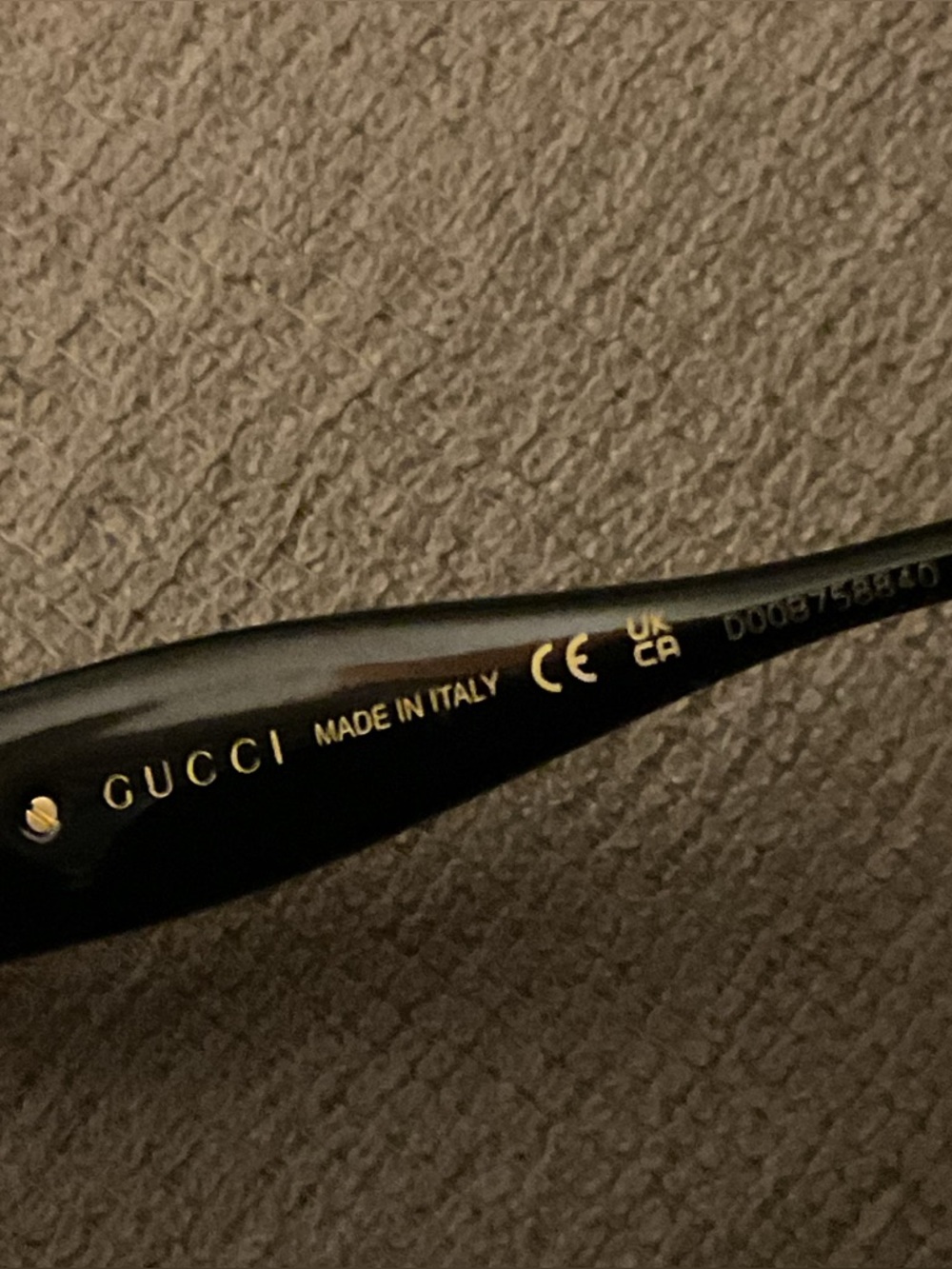 Gucci Authentic Black Frame Sunglasses - Picture 6 of 6